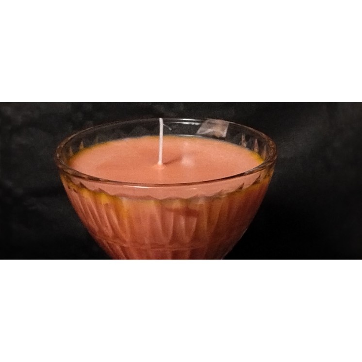 Lot de trois bougies artisanales parfumees aux huiles essentielles