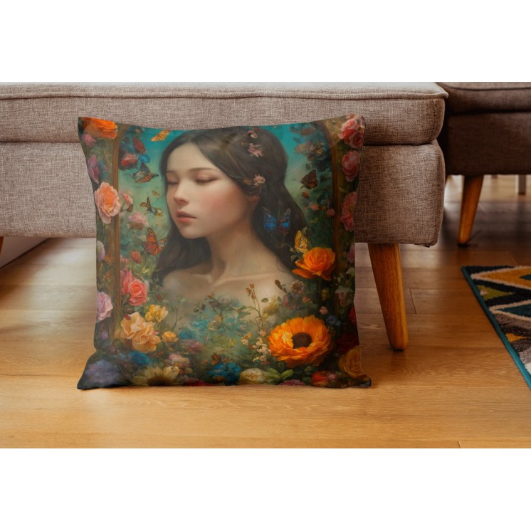 Coussin coton bio desgin et fashion