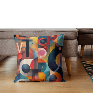 Coussin coton bio desgin et fashion