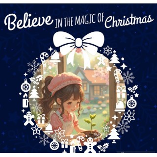 Lot de 10 cartes de Noel imprimees