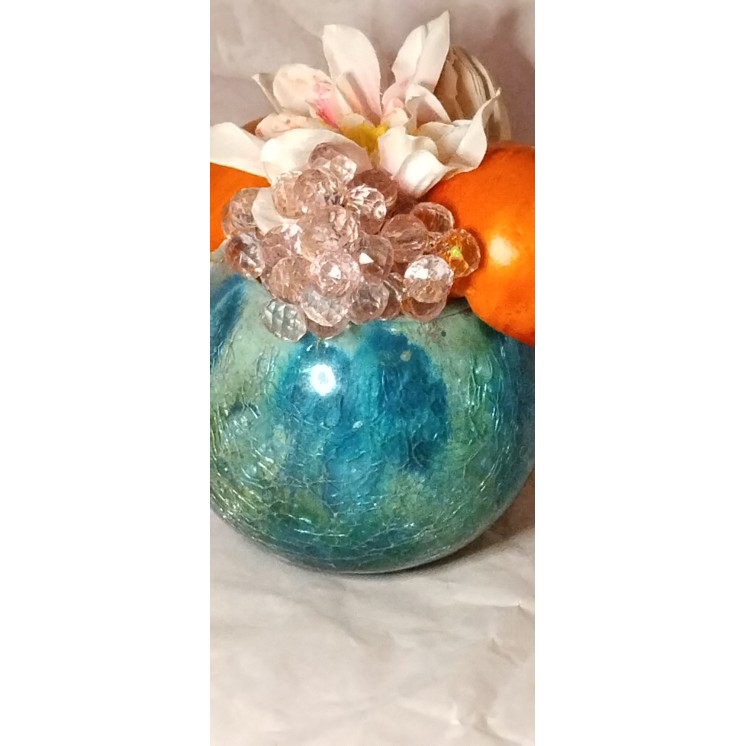 Style colore pour cette coupe de verre decorative coupe de fruit