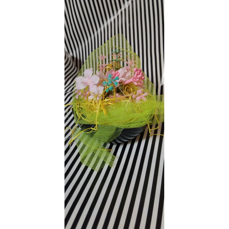 composition florale fleurs artificielles