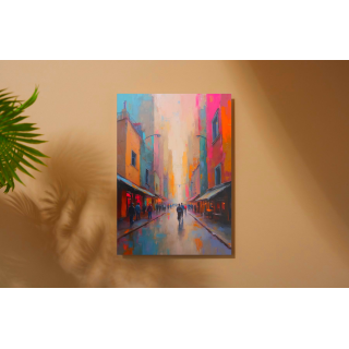 Tableau mural  artistique sur support mettallique