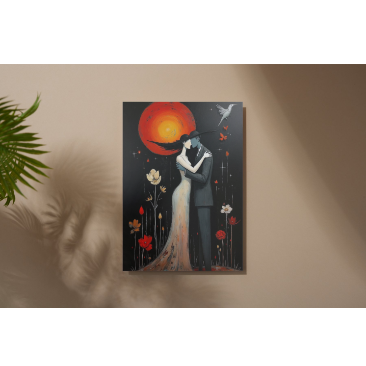 tableau mural design et artistique  design par une artiste contemporaine
