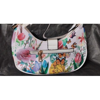 Sac feminin en pvc design et fashion  motif fleurs