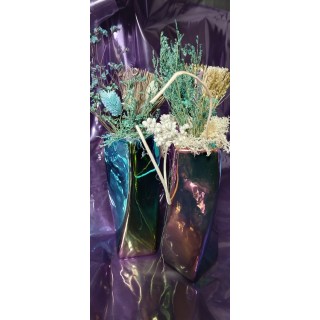Decoration vase en fleurs artificielles