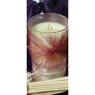 Bougie artisanale en cire de soja